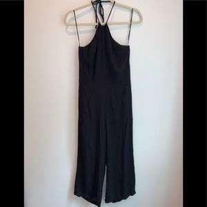 Black Romper Pants with halter top